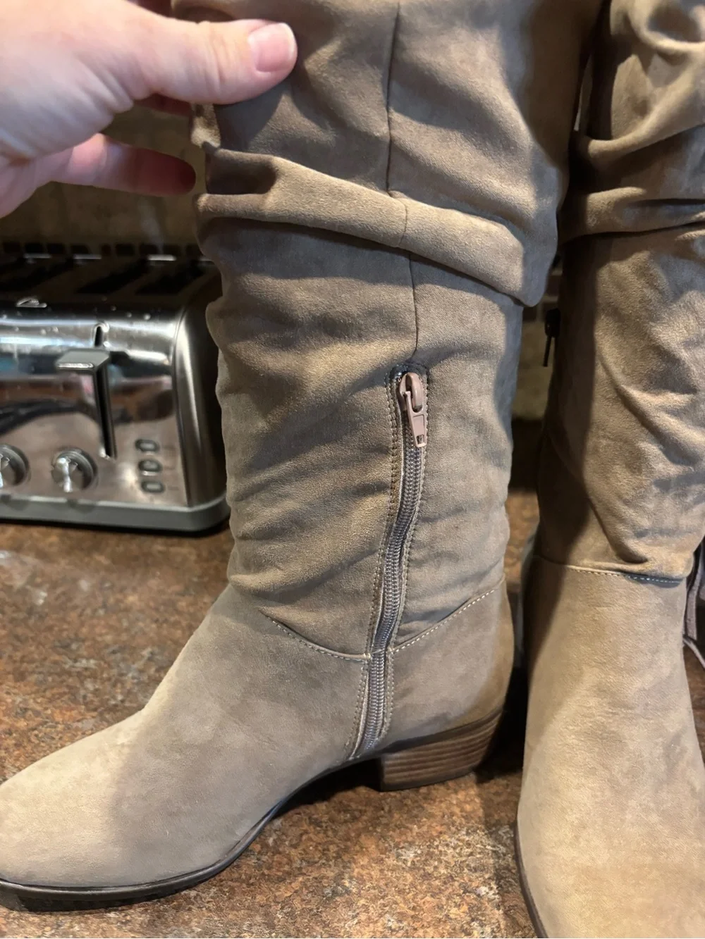 Women's Fringe Knee-High Boots